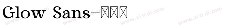 Glow Sans字体转换